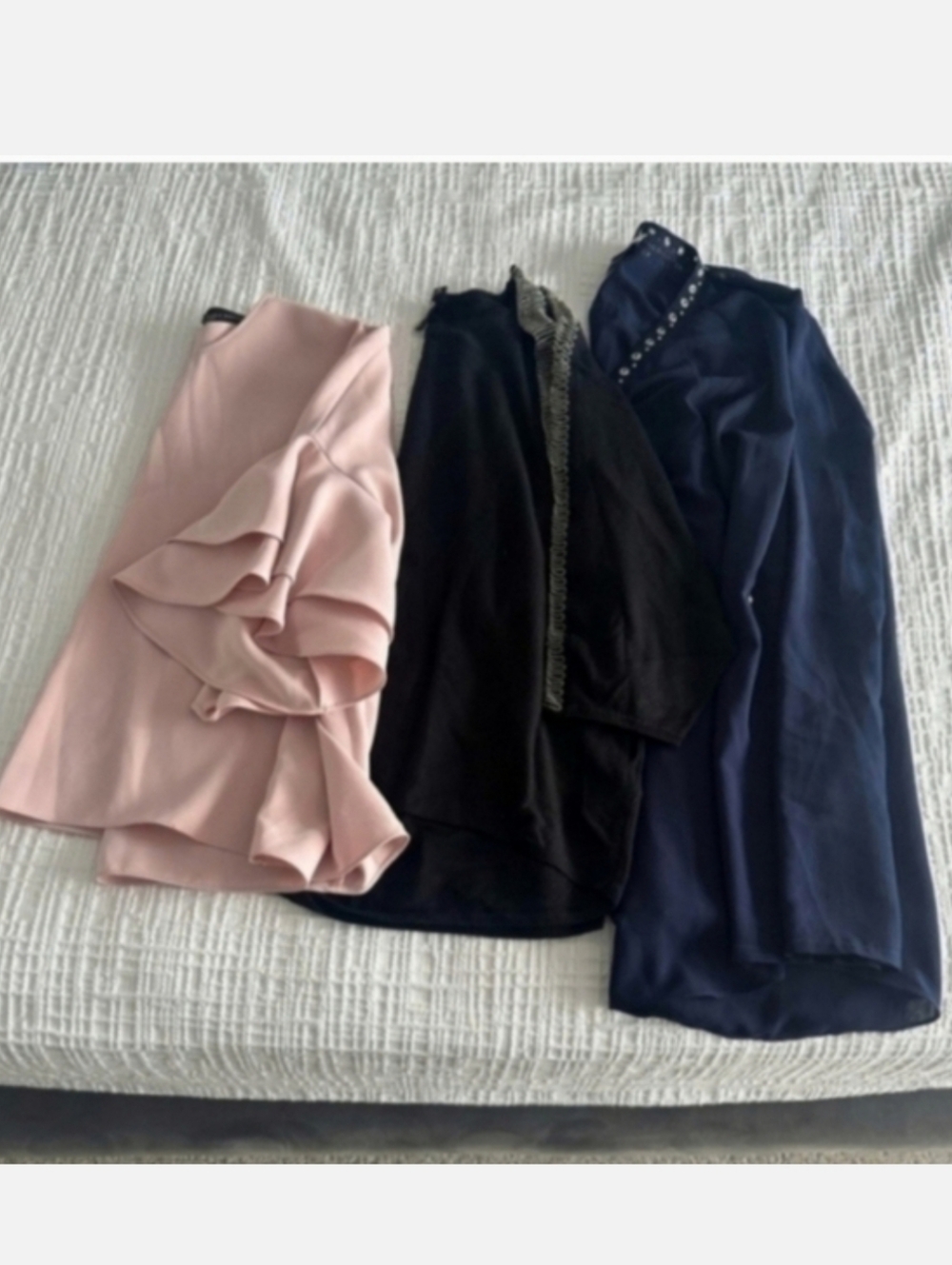 Bundle of three tops Zara, Ravel and Alberto Makali size XL